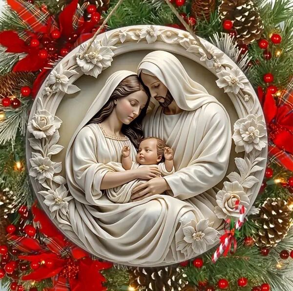 イースター リース 復活祭 キリスト教 十字架 ウェルカムボード クリスマス インテリア 木製 ペイント マリア様