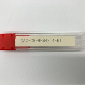 ミスミ 超硬 φ4ラジアスエンドミル コーナーR1 2枚刃 1本