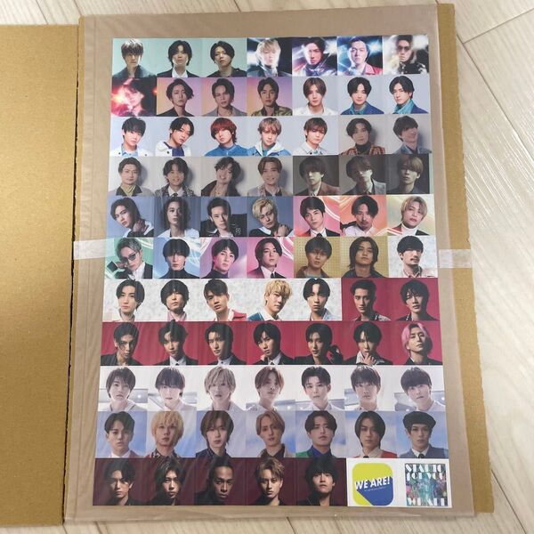 STARTO for you「WE ARE」シングル特典 A4サイズステッカーシートのみ