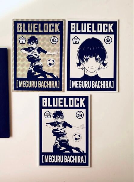 ブルーロック 金城宗幸 ノ村優介 アディダス adidas オリジナルカードステッカー 蜂楽廻 店舗限定 ホログラム