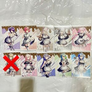 あおぎり高校 秋葉原 プライズ キャンペーン ポストカード 9種 セミコンプ