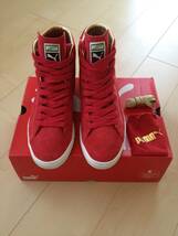 PUMA Golden Classic Pack Suede Mid 352484-01 Team Regal Red Gold プーマ ゴールデン クラシック スエード ミッド レッド UNDEFEATED 90_画像2