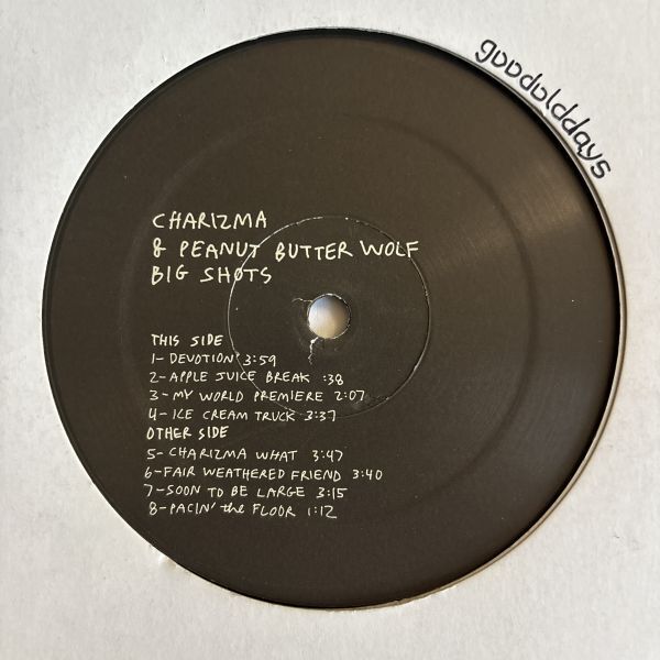 Charizma & Peanut Butter Wolf - Big Shots (USオリジナル/プロモ/Promo/2LP/ミドル)