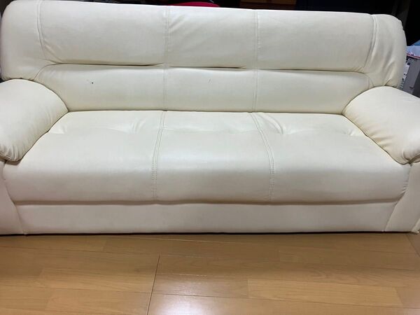 3人掛けソファ ニトリ製 合成皮革