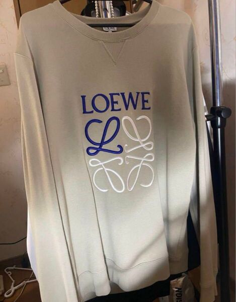 LOEWE ロゴ刺繍 クルーネック トレーナー