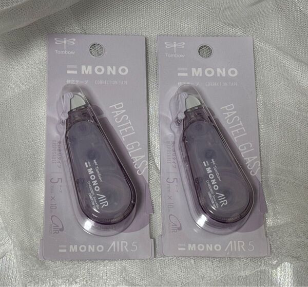 【限定品】修正テープ モノグラフ パステルグラスカラー <PASTEL GLASS> パープル 5mm×10m