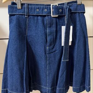 ★新品未使用 デニムスカート ミニスカート フリーサイズ デニム レディーススカート
