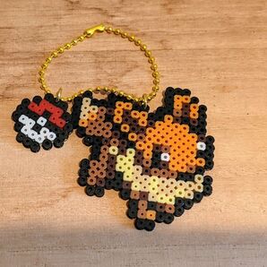 ポケモン イーブイ キーホルダー キャラクター アイロンビーズ