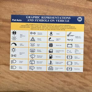 ランチア 記号説明書 珍品