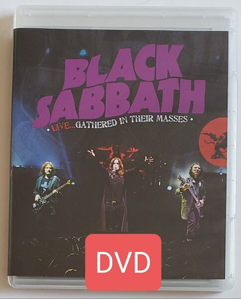 輸入盤 DVD ブラック・サバス 107分 LIVE…GATHERED IN THEIR MASSES ケースに傷み有り メタル