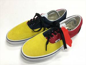 VANS ERA 黄 赤 紺 カラフル スエード キャンバス US10 (28cm) エラ バンズ アメリカ企画限定!!