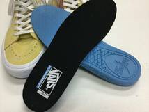 VANS レア!! SK-8 Hi Pro ベージュ 生成り チェッカー スエード キャンバス US9 (27cm) アメリカ企画限定!! バンズ ハイトップ_画像6