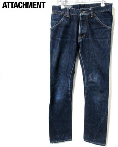 ATTACHMENT Attachment indigo Denim pants jeans 1