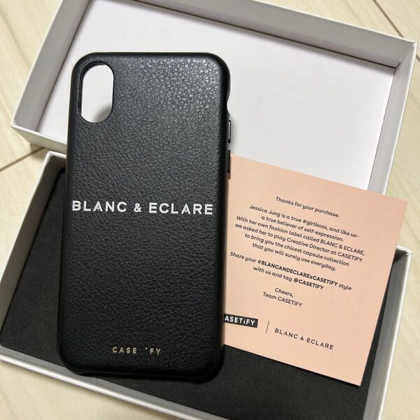 CASETIFY iPhoneXs ケース BLANC & ECLARE スマホケース