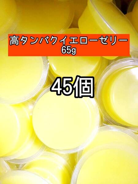 高タンパクイエローゼリー65g 45個 昆虫ゼリー プロゼリー ドルクスゼリー オオクワ カブトムシ 小動物 モモンガ ハムスター