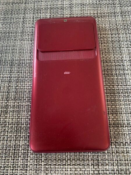 動作品○ BASIO3 KYV43 レッド au