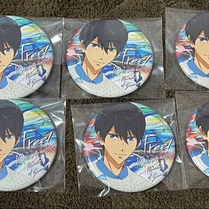 Free! MS 缶バッジ 七瀬遙 10周年 10th 6点セット