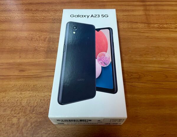 新品未使用 Galaxy A23 5G ブラック SCG18 SIMフリー AU UQ 本体