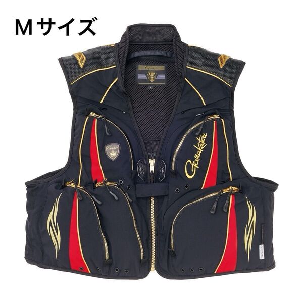 がまかつ ゴアテックスインフィニアムTMウィンドストッパー(R) ハーフメッシュベスト GM-2323 ブラック Mサイズ