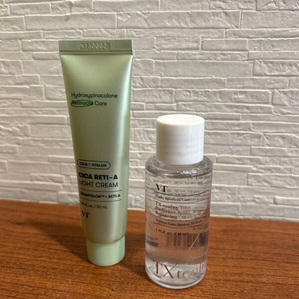 VT CICA LIGHT CREAM / TX TONING TONER