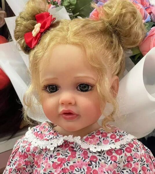 赤ちゃん人形 リボーンドール 抱き人形 55㎝ フルセット お人形 新品 可愛いすぎ! フルビニール