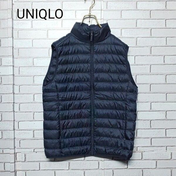 【UNIQLO】 ユニクロ ウルトラライトダウンベスト インナーダウン ネイビー