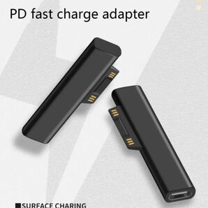 新品未使用 45W マグネット付Type-C to Surface Pro PD充電 変換用アダプター