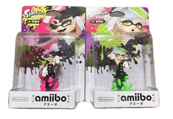 amiibo アオリ&ホタル 未開封 美品 WiiU購入特典付録