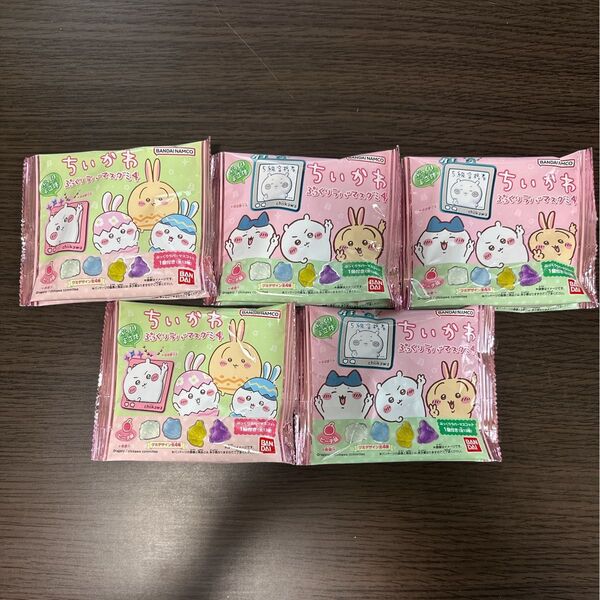 ちいかわ ぷっくりラバマスグミ4 ピーチ味 5袋【グミのみ】