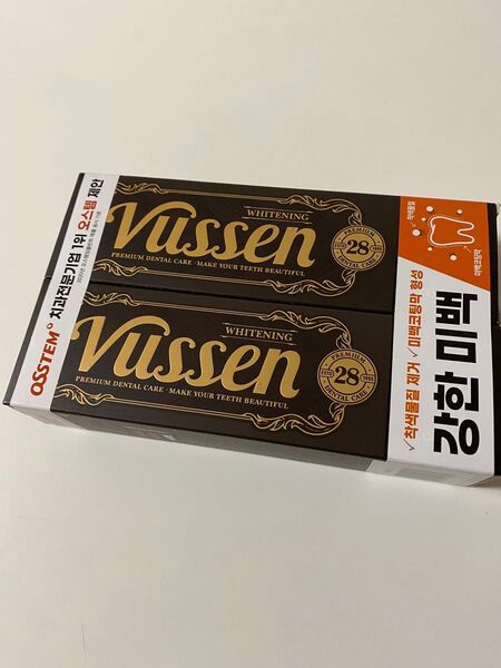 韓国 VUSSEN ビューセン 歯磨き粉 WHITENING 2個セット 新品未使用