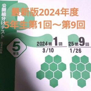 2024年度最新版*四谷大塚公開組分けテスト
