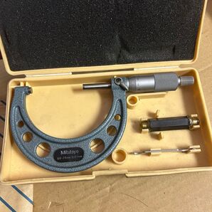 中古美品ミツトヨ (Mitutoyo) マイクロメータ OM-75 (103-139) (測定範囲:50~75mm) 計測工具
