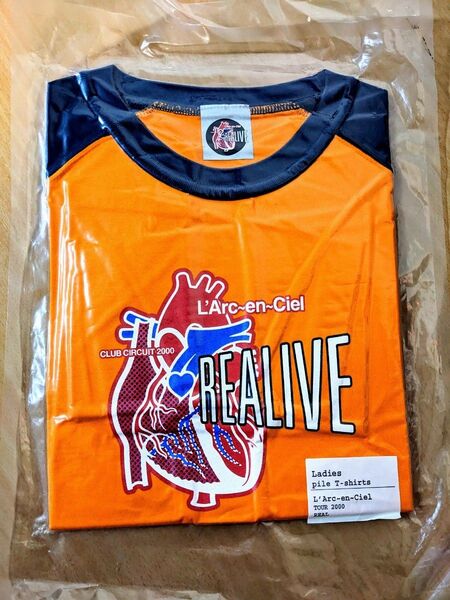 L'Arc〜en〜Ciel ラルクアンシエル Tシャツ REALIVE ツアー 2000 REAL Tシャツ ライブグッズ 新品