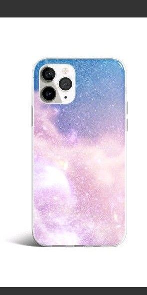 宇宙柄 スマホケース リング付きPixel6a
