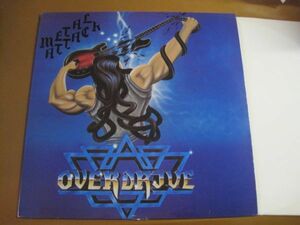 Overdrive - Metal Attack /北欧スウェーデン産ヘヴィメタル/MOP 3025/スウェーデン盤LPレコード