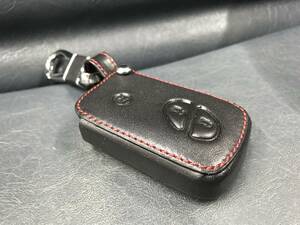  exclusive use smart key case 8 black red Lexus / original leather 190 series GS350/GS430/GS450/GS450h smart key key case design original correspondence 