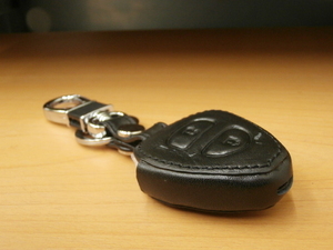  exclusive use key case 3 black Toyota series 2 button / original leather Corolla Auris Vitz Hiace 200 series Voxy Noah Rumion car make 