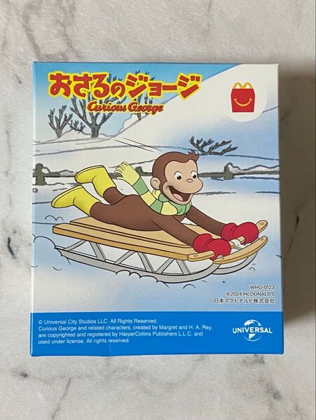 マクドナルドハッピーセット おさるのジョージ ジョージのそりあそび 未使用品
