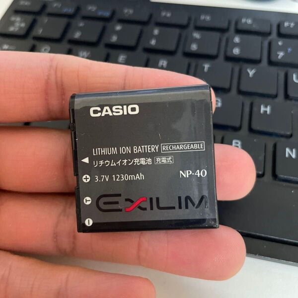 【動作確認済】返金保証 中古 純正品 デジカメ用バッテリー CASIO NP-40