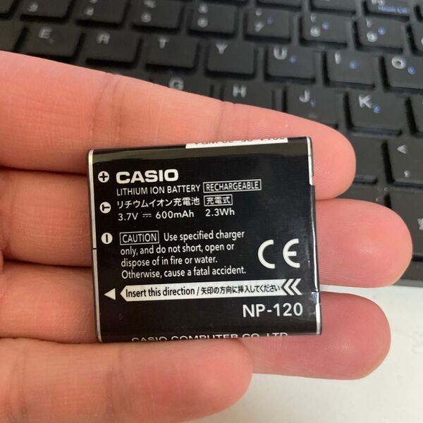 【動作確認済】返金保証 中古 純正品 デジカメ用バッテリー CASIO NP-120