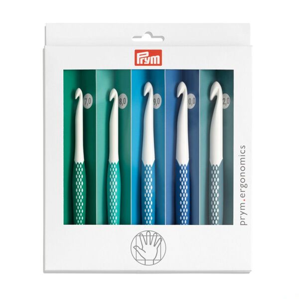 プリム Prym エルゴノミック かぎ針5本セット ( 7.0/8.0/9.0/10.0/12.0mm )
