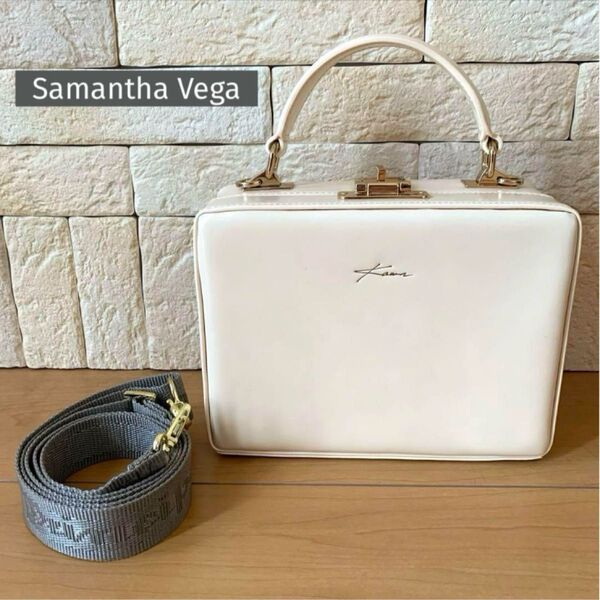 Samantha Vega BOX型ハンドバッグ 2wayショルダー 藤井夏恋