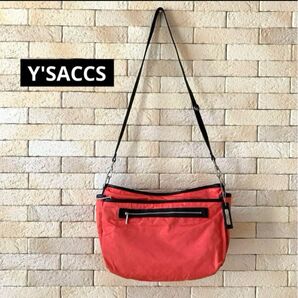 Y'SACCS ナイロンショルダーバッグ fill it empty it
