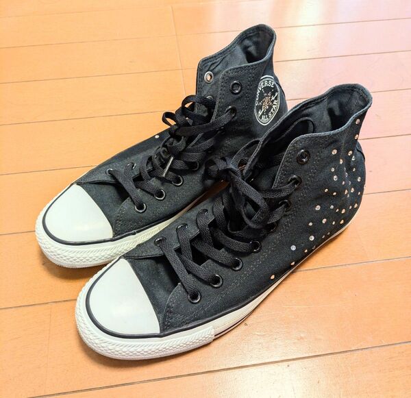 コンバース オールスター ハイカット ラインストーン付き28cmCONVERSE