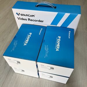 NVR 防犯カメラ4台セット スマホ遠隔監視 初期不良交換保証「NVR58x4」