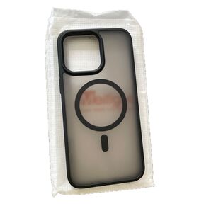【新品・未使用】MagSafe対応 iPhone15pro Maxケース iPhone 携帯ケース クリア 6.7インチ 黒