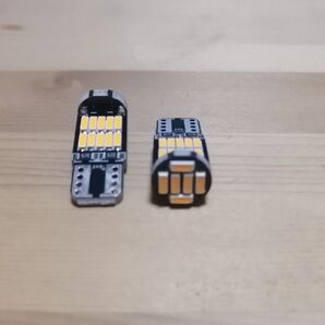 T10 LEDランプ ウインカー 26連 LED アンバー 2個