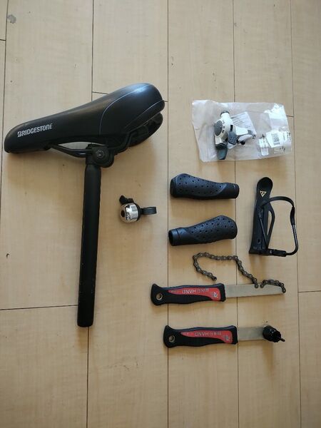 バイクサドル アクセサリーセット Bridgestone top peak Shimano SELLE