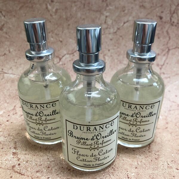 デュランス ピローミスト 50ml3本コットンフラワー
