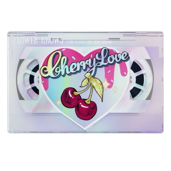 フラワーノーズ Cherry Love レトロマグネティック アイシャドウパレット (03RockBaby) 【開封済み・未使用】